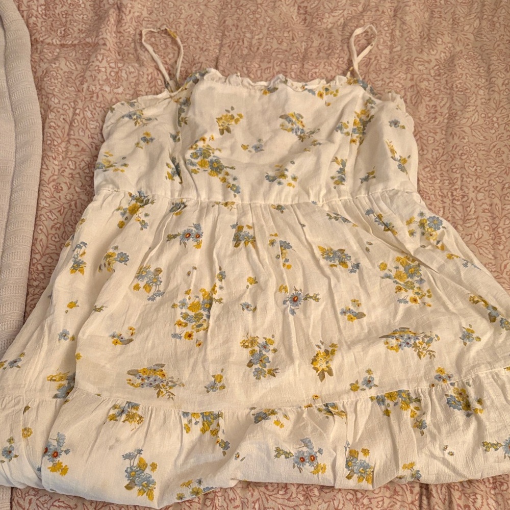 Wild Fable White Floral Dress